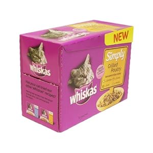 Whiskas Simply Grilled Poultry in Jelly 12pk Cat Food