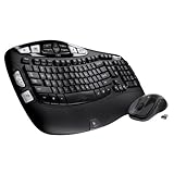 Logitech Wireless Wave Combo Mk550 With Keyboard and Laser Mouse (920-002555)
