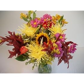 Autumn Bounty Fresh Flower Bouquet