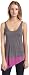 C & C California Women's Slouch Tank,Faded Black /Guest,Small