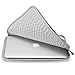 Runetz Sleeve for MacBook 12 inch Sleeve Neoprene Case with Accessory Pocket with Retina Display and fit Other Laptop up to 12 inch, Chevron Gray