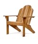 Chinese Oak Wood Outdoor Patio Adirondack Chair
