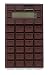 Kikkerland Chocolate Bar Calculator, Brown (CC02)