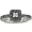 .40ct Polished Black and White Diamond Engagement Ring in Sterling Silver