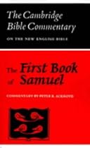 Cambridge Bible Commentaries: Old Testament 32 Volume Set: The First Book of Samuel (Cambridge Bible Commentaries on the Old Testament)