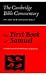 Cambridge Bible Commentaries: Old Testament 32 Volume Set: Cambridge Bible Commentaries: Old Testament: The First Book of Samuel (Cambridge Bible Commentaries on the Old Testament)