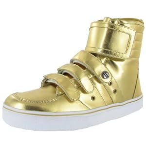 Buy RADII 420 High Top Mens Casual Fashion Footwear Sneakers Sneaks Hip Hop Velcro Shoes Gold... by Radii
