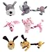 Twistee Dog Toy Saucy Sausages Brown Mini 23cm