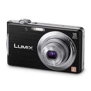 Panasonic Lumix DMC-FS18EG-K Digitalkamera (16 Megapixel, 4-fach opt. Zoom, 6,7 cm (2,7 Zoll) Display, bildstabilisiert) schwarz