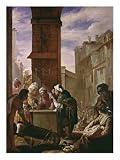 The Pearl of Great Price Fine Art Giclee Poster Print by Domenico Fetti, 12x16