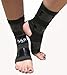 Black Mighty Grip Pole Dancing Ankle Protectors with Tack Strips for Gripping the Pole (1 pair)