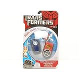 Transformers Real Gear Robots 2 Pack Action Figure - Mass Media Battle with Speed Dial 800 (Connect, Record, Inform) and Booster X10 (Download, Distribute, Destroy)