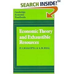 Economic Theory and Exhaustible Resources (Cambridge Economic Handbooks)