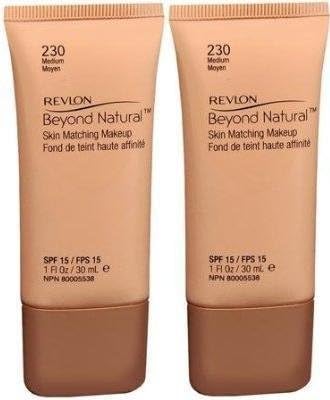 Makeup Beyond Natural Skin Matching Makeup SPF 15 MEDIUM #230 (PACK OF 2)