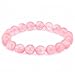 Qitian 10mm Genuine Onyx Gemstone Crystal Beads Bracelets Stretch Handmade Elastic Strand Bracelet Set of 5