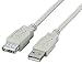 ELECOM USB�����P�[�u�� USB(A)�I�X-USB(A)���X 2.0m �x�[�W�� USB-EA2