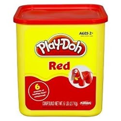Play-Doh 6 Pound Container - Red