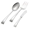 Lenox Federal Platinum 3-Piece Stainless Steel Flatware Serving Set