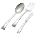 Lenox Federal Platinum 3-Piece Stainless Steel Flatware Serving Set