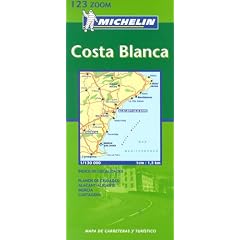 Costa Blanca (Michelin Zoom Maps)