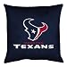 Houston Texans SET OF 2 LR DECORATIVE BED/SOFA TOSS PILLOWS