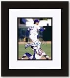 Ryne Sandberg Autographed Chicago Cubs 8x10 action Photo - Custom Framed