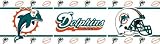 Miami Dolphins Kids Wallpaper Border
