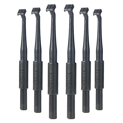 Stiles Detail Razor 6-Pack Black Made in the USA!!!