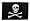 Black Jolly Roger Flag (2' x 3')