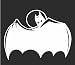 Search : Batman Sticker Vinyl Decal White 6" x 4"