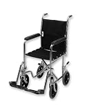 Lightweight 19in Transport Chair With Hammer Tone Finish