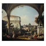 Caprice with Arch of Triumph Giclee Poster Print by Bernardo Bellotto, 24x24