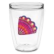 Caribbean Fan Shell 16 oz Insulated Beverage Tumbler, Clear
