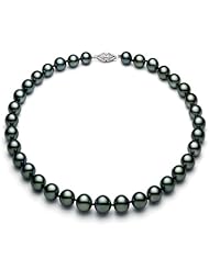 PremiumPearl 8.5-10mm Tahitian Pearl Necklace AA Quality