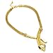 Fashion Silver Gold Rose Gold Adjustable Snake Crocodile Scorpion Chain Choker Collar Statement Bib Necklace Jewelry for Women