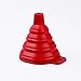 WOOTOP-Red Silicone Foldable Funnel 100% Food Grade Silicone F/Funnel-R
