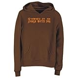 OWNED BY Spanish Water Dog Brown Hoodie Womens X-Small