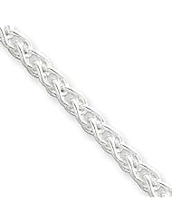 Sterling Silver Spiga Chain 24 Inches