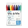 Expo Vis-A-Vis Wet Erase Markers, 8 Colored Markers (16078)