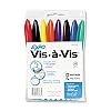 Expo Vis-A-Vis Wet Erase Markers, 8 Colored Markers (16078)