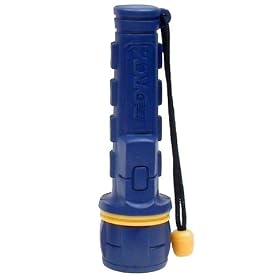 6 Pack Dorcy 41-2956 2-AA Rubber Flashlight with Batteries