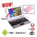 EPC 7" Mini Netbook Wifi Android 2.2 Pink