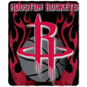 NBA Houston Rockets 50 X 60 Fleece Blanket / Throw