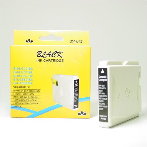 10 Pack Brother LC51 Black Compatible Ink Cartridges LC-51