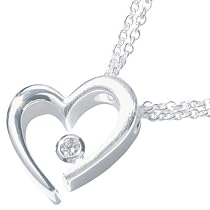 Fossil Damen JF10870 Damencollier mit Herzanh&auml;nger