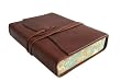 Cavallini Roma Lussa Leather Journal, 5x7 inch, Hand Made in Italy