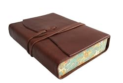Cavallini Roma Lussa Leather Journal, 5x7 inch, Hand Made in Italy