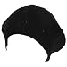 New Spring Cotton Cable Knit Slouchy Beret Tam Hat Black