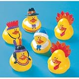 Vinyl Thanksgiving Rubber Duck