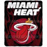 Miami Heat NBA Lightweight Fleece Throw Blanket 50"x60"